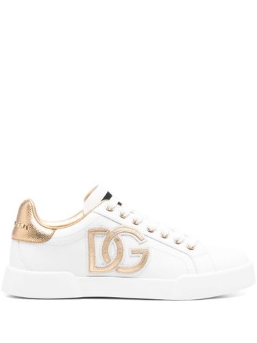 Baskets DG à patch logo - Dolce & Gabbana - Modalova