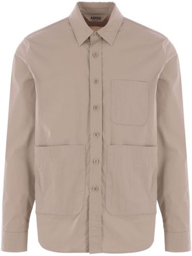 Chemise boutonnée à poches poitrine - ASPESI - Modalova