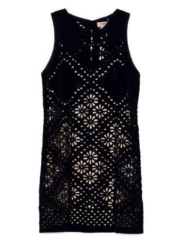 Robe courte en maille ajourée - TWINSET - Modalova