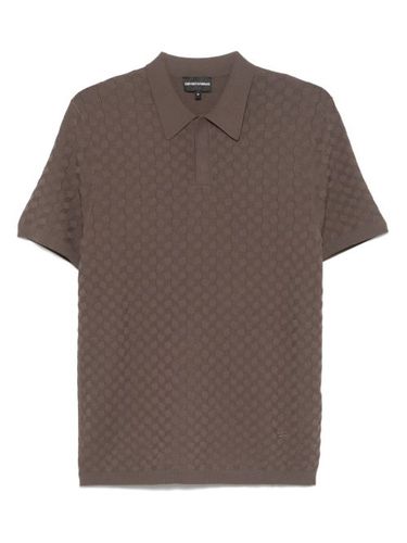 Polo en maille - Emporio Armani - Modalova