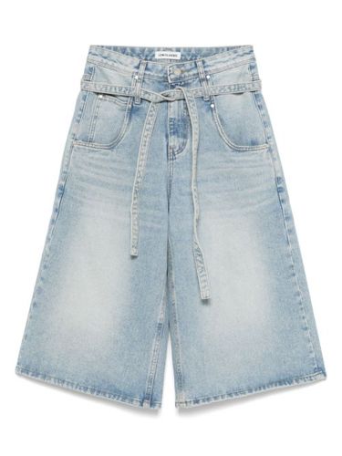 Short en jean à taille ceinturée - Low Classic - Modalova