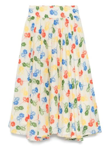 Robe mi-longue à fleurs - BODE - Modalova