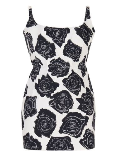 Marni robe courte à fleurs - Blanc - Marni - Modalova