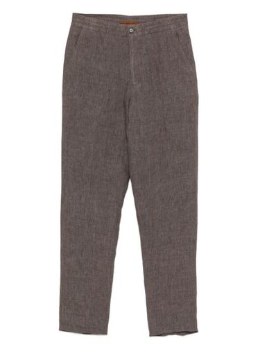 Zegna pantalon en lin - Marron - Zegna - Modalova