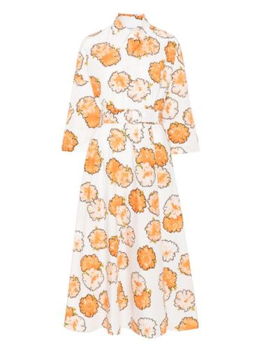 Robe-chemise mi-longue à imprimé graphique - Akris Punto - Modalova