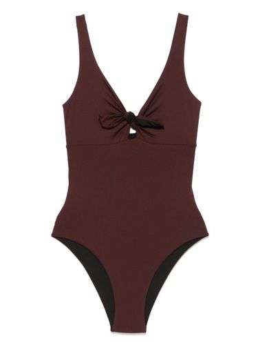 Maillot de bain à détail drapé - Fisico - Modalova
