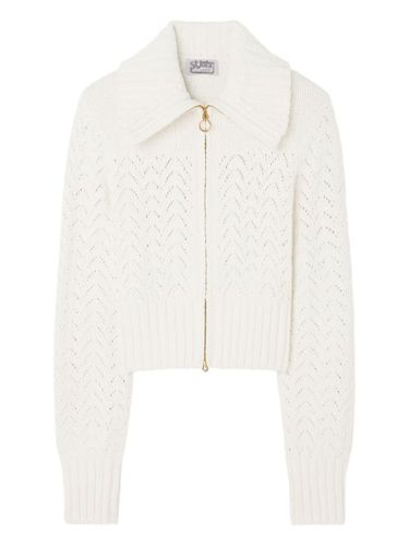 Cardigan à motif de chevrons - St. John - Modalova