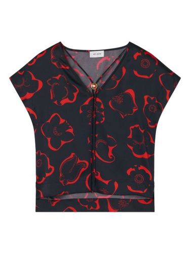 Blouse à imprimé graphique - St. John - Modalova