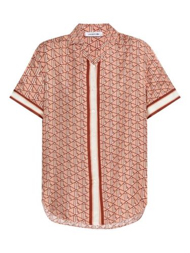 Chemise imprimée à détail noué - Lacoste - Modalova