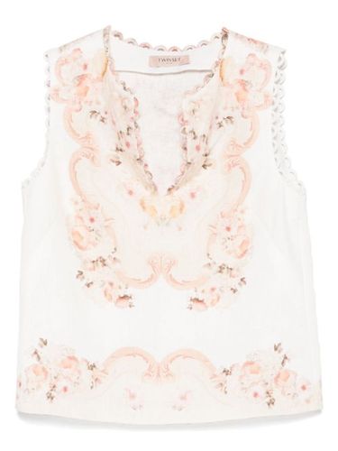 Haut à fleurs - TWINSET - Modalova