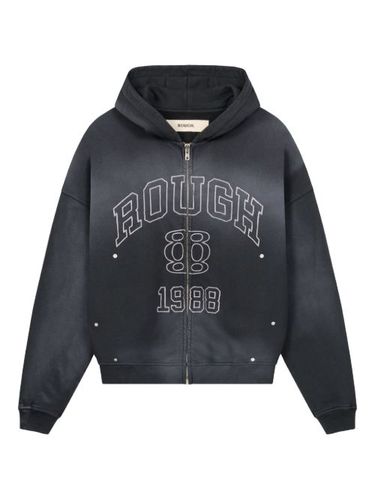 Hoodie zippé à imprimé graphique - ROUGH. - Modalova