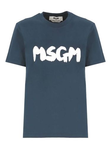 T-shirt à logo imprimé - MSGM - Modalova