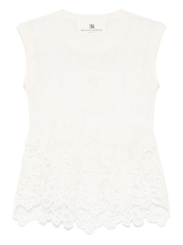 Haut à détails de dentelle - Ermanno Scervino - Modalova