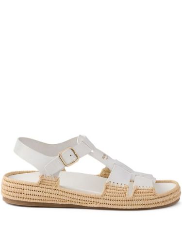 Prada sandales en cuir - Blanc - Prada - Modalova