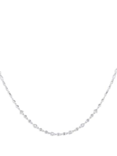 Collier superposé en or blanc serti de diamants pre-owned - LB Exclusive - Modalova