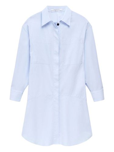 Robe-chemise en coton biologique - Another Tomorrow - Modalova