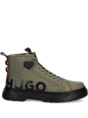 Bottines à logo imprimé - HUGO - Modalova