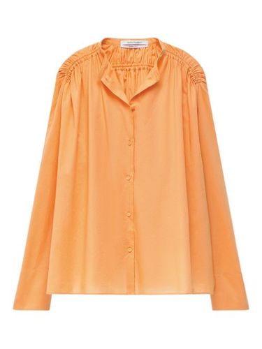 Blouse à détails de fronces - Another Tomorrow - Modalova