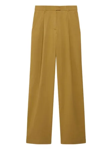 Pantalon à détails de plis - Another Tomorrow - Modalova