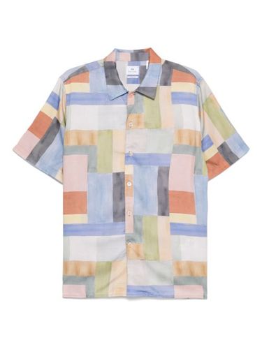 Chemise colour block à manches courtes - PS Paul Smith - Modalova