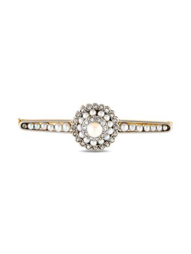 Broche en or 14ct à perle et sertie de diamants - LB Exclusive - Modalova
