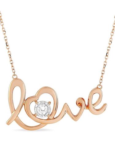 Collier en or 14ct pavé de diamants - LB Exclusive - Modalova