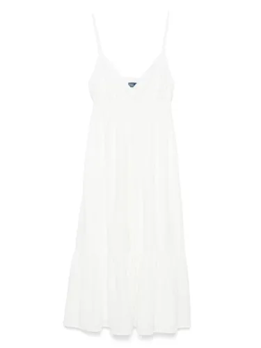 Robe mi-longue à broderie anglaise - Polo Ralph Lauren - Modalova