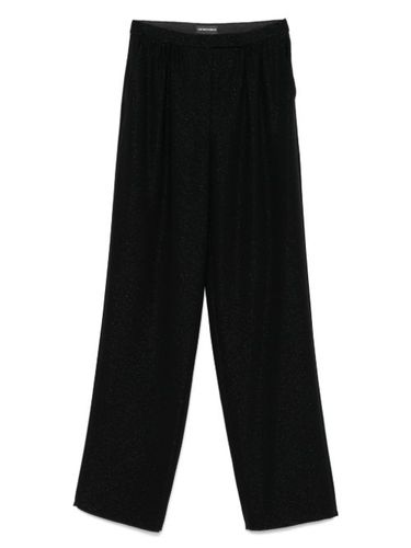 Pantalon en maille métallisée - Emporio Armani - Modalova