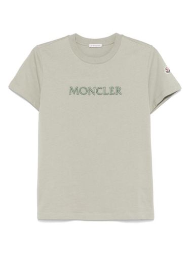T-shirt à logo brodé - Moncler - Modalova