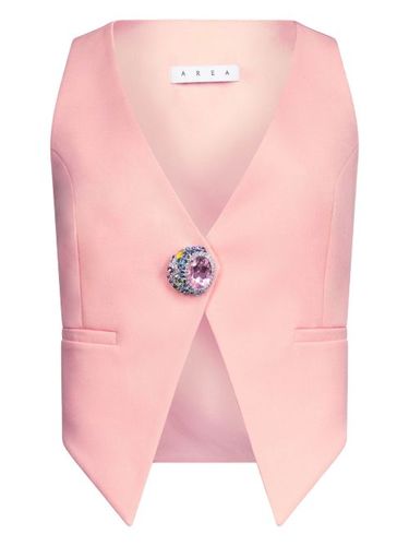 Gilet à ornements en cristal - AREA - Modalova