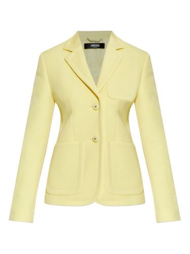 Blazer à simple boutonnage - Versace - Modalova