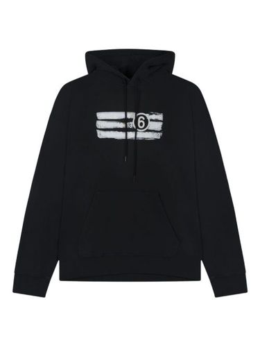 Hoodie à logo imprimé - MM6 Maison Margiela - Modalova