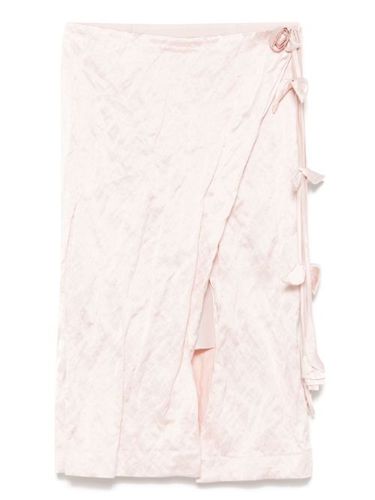 Jupe mi-longue à effet froissé - Blumarine - Modalova