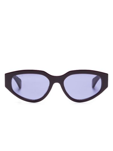 Lunettes de soleil à monture papillon - Gucci Eyewear - Modalova