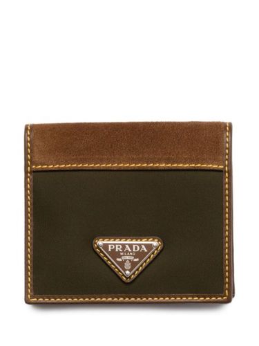 Porte-cartes à détail en daim - Prada - Modalova
