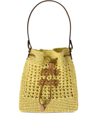Mini sac seau en crochet - Miu Miu - Modalova