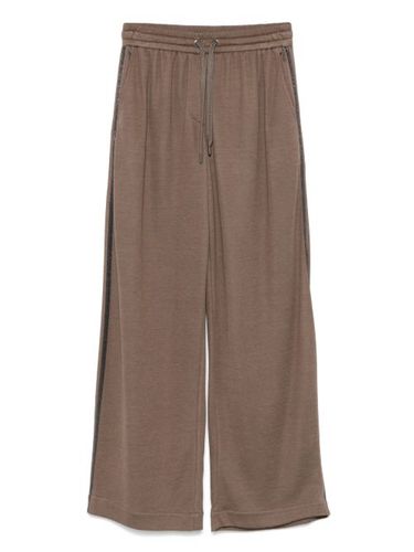 Pantalon de jogging à ornements métalliques - Brunello Cucinelli - Modalova