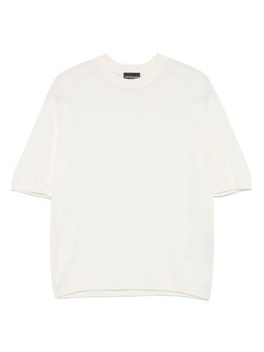 T-shirt en maille fine - Emporio Armani - Modalova