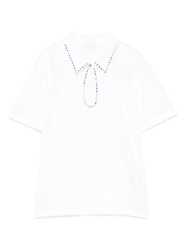 T-shirt à ornements strassés - LIU JO - Modalova