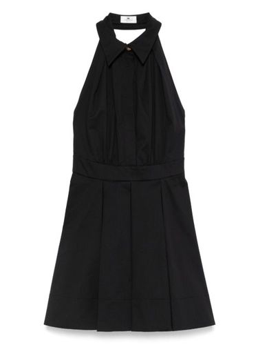 Robe courte à design plissée - Elisabetta Franchi - Modalova