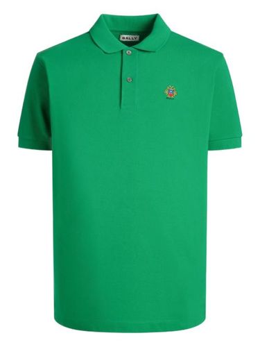 Bally polo à patch brodé - Vert - Bally - Modalova