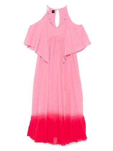 Robe mi-longue à design drapé - PINKO - Modalova
