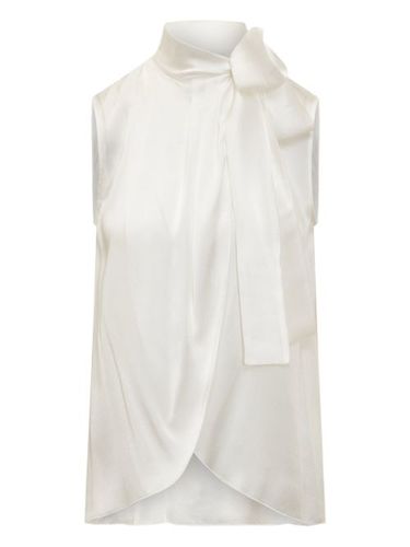 Blouse à lien de resserrage - Alberta Ferretti - Modalova
