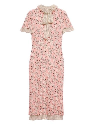Robe mi-longue imprimée - Prada - Modalova