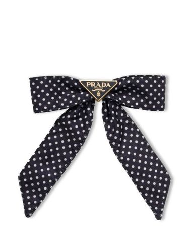 Prada nœud à pois - Bleu - Prada - Modalova
