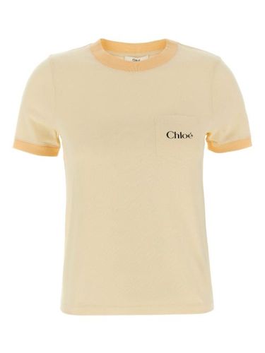 Chloé t-shirt à logo - Jaune - Chloé - Modalova
