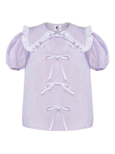 Haut de pyjama en lin à manches bouffantes - Sleeper - Modalova