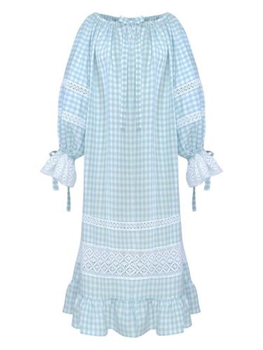 Robe mi-longue à carreaux - Sleeper - Modalova