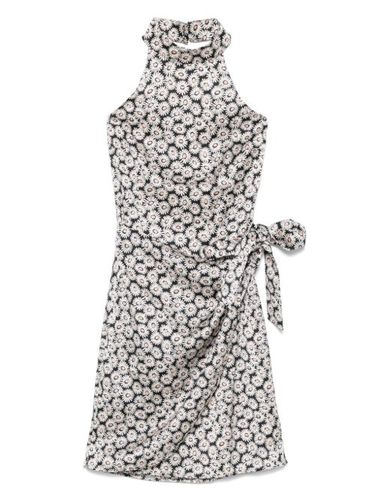HUGO robe courte à fleurs - Noir - HUGO - Modalova