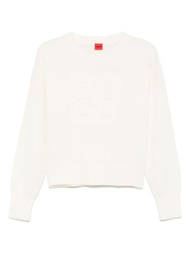 Pull à logo embossé - HUGO - Modalova